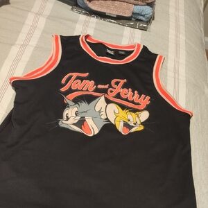Tom And Jerry Unisex Men's Basketball Jersey